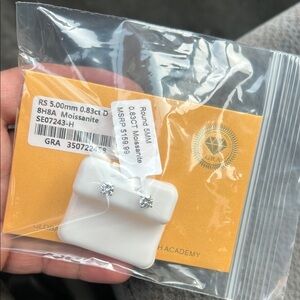 Moissanite Stud Earrings